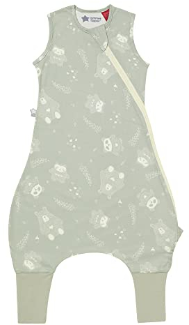 Tommee Tippee Baby Schlafsack mit Beinen 6-18m 1.0 TOG Der Original Grobag Steppeebag Baby Strampler Anzug Hüftgesundes Design Weicher Baumwollreicher Stoff Woodland Gro Friends