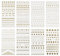 eMagTech 8 Sheets 3D Metallic Nail Stickers Self-Adhesive Nail Sticker Geometric Nail Art Sticker Lines Nail Striping Tape for Women Girls Nail DIY Decoration