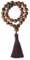 AzanClk Premium Muslimische Gebetsperlen aus Natursteinperlen für die tägliche Misbaha und Meditation (12 mm (33 Perlen), Tigerauge, Braun)