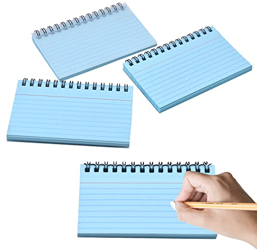 3er-Pack Karteikarten, 150 Blatt Lernkarten, linierte Revisionskarten, einfach umklappbare Aufzeichnungskarten, Cue-Karten für Bürotreffen, Schule, Lernen, Erinnerung, Haftnotiz (Blau)…