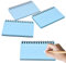 3er-Pack Karteikarten, 150 Blatt Lernkarten, linierte Revisionskarten, einfach umklappbare Aufzeichnungskarten, Cue-Karten für Bürotreffen, Schule, Lernen, Erinnerung, Haftnotiz (Blau)…