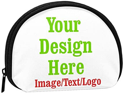 Porte-Monnaie Personnalisé - Petit Porte-Monnaie Personnalisé Mini Porte-Monnaie Avec Fermeture Éclair Concevez Votre Propre Pochette Photo Pour Les Sacs De Rangement Pour Hommes Et Femmes,Vos Phot