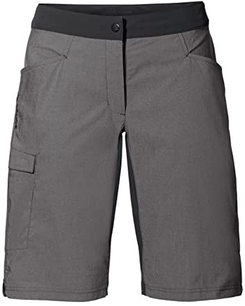 VAUDE Women's Tremalzo Shorts II - Bike Shorts für Damen - inklusive Innenhose mit Sitzpolster - atmungsaktiv und sehr elastisch