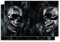 Wallario 2er Set Frühstücksbrettchen aus Glas, Glasunterlage, Glasbrettchen Rauchende Schädel, Größe 30 x 20 cm, Sicherheitsglas