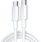 Kiuet USB C to USB C Charging Cable 1.8M, 100W/20V 5A Fast Charging, Compatible with iPhone 15, MacBook Pro/Air, iPad Pro/Air/iPad Mini 6, Galaxy S22/S21 Ultra, Pixel 7 6