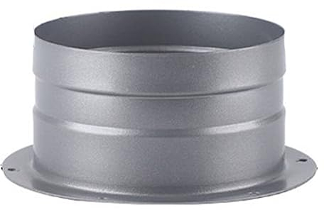 Connettore per tubo flangia per canalizzazione in metallo, adattatore per flangia a parete da 3-8 pollici, adattatore per flangia per tubo tondo diritto-150 mm