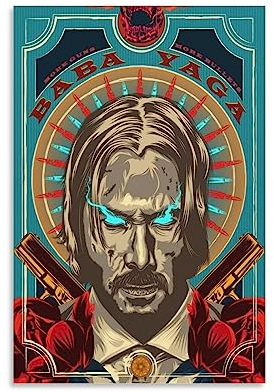 John Wick Filmposter, Kunstposter, Wandkunst, Bild, Druck, moderne Familienschlafzimmer-Dekoration, Poster, 40 x 60 cm