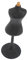 Anneome Mini Mannequin Torso Für Puppen Mini Kleidungsständer Aus Strapazierfähigem Resin Mit Stabiler Basis Für Puppenhaus-Dekoration Und Ausstellungen Für Sammler