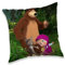 Jerry Fabrics Mascha und der Bär Kissen Dekokissen 40 x 40 cm