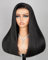 MEGALOOK Salon-Quality Ready to Go Glueless Wigs Human Hair 220% Density Pre Cut HD Lace 5x6 Pre Cut Lace Frontal Wig 12A Silky Straight Wig Human Hair Real Pre plucked Bleached Tiny Knots 18 Inch