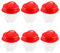 Rumyve 6pcs Non Stick Silicone Egg Boiler,No Shell Egg Poacher Cups,Egg Boiler Cooker Steamer Fast Cooking Egg for Kitchen,Breakfast