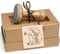 Hund und Schmetterling Ex libris Stempel Personalisiert, Golden Retriever, Geburtstags Herzliche Geschenke für Hundeliebhaber in Spezielle Geschenkbox