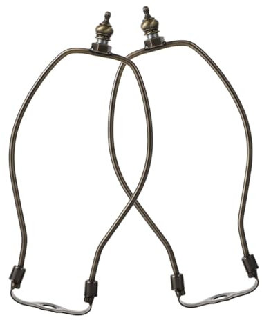 KONTONTY 2stücke Lampenharfe Für Schirme Lampenschirmhalter Und Adapter Zum Bauen Von Lampen Passend Für Bodenlampen Und Andere Lampenbausätze