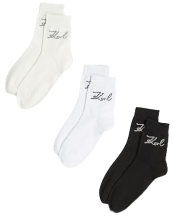 KARL LAGERFELD Damen K/Signature Logo Sock (3 Pack)