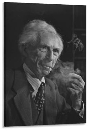 LAIRIBA Poster The Famous Philosoph Bertrand_Russell, geeignet für Zuhause, Zimmer, Dekoration, Geschenke, 30 x 45 cm