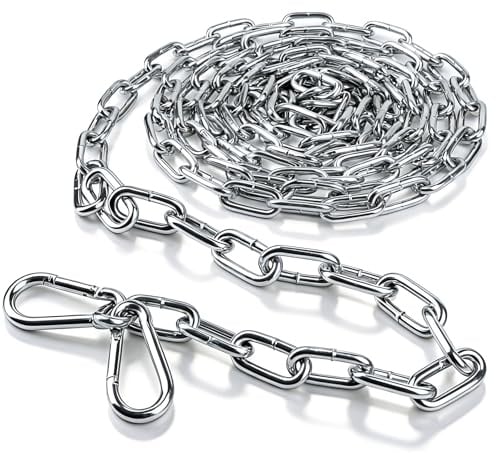 mawmuaw Gliederkette Meterware 8M Metall Kette 3 mm Stahlkette