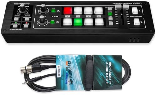Roland V-1HD A/V HDMI-Video-Switcher mit keepdrum Kabel