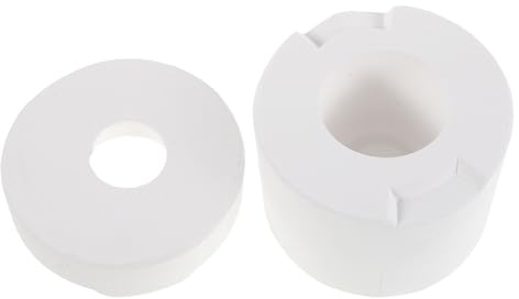 Lurrose Stampo in Gesso per Tazza da Tè in Ceramica Bianco, per Creazione Artigianale e Supporta Vari Tipi di Argilla in Studi di Ceramica