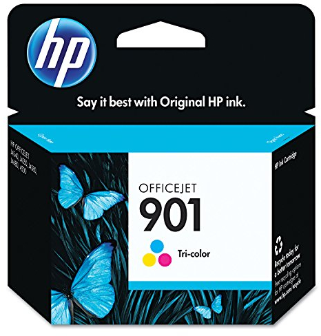 HP 901 Tri-Color Officejet Ink Cartridge 901 Officejet Ink Cartridges, 15-32°C, 60g, 50g