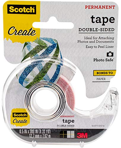 3M Scotch Create Double-Sided Permanent Tape-.5X300