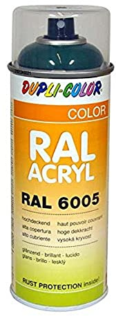 Dupli-Color 349638 RAL-Acryl-Spray RAL5, 400 ml, Moosgrün Glanz