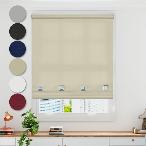 Emma Barclay Square Eyelet Roller Blind - Width 60 x Drop 165cm