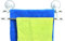 Tendance - Porte serviette 2 barres/ventouses blanc