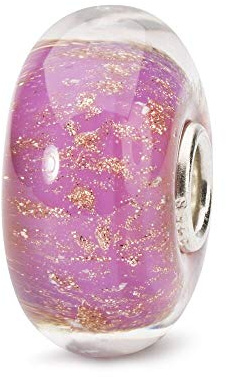 Trollbeads Damen-Bead Pink Desert 925 Silber Glas - TGLBE-10254