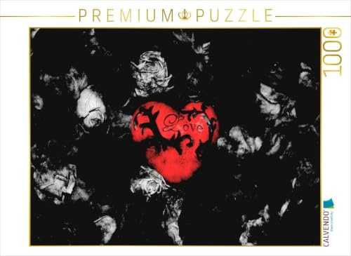 Auf Rosen gebettet. 1000 Teile Puzzle quer (CALVENDO Kunst)