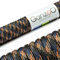Ganzoo Paracord 550 Seil, Nylon-Polyester, 4mm, Typ 3, 30 Meter, 7 Kernstränge, Outdoor-Schnur, Allzweck-Seil, Hundehalsband, Hundeleine, Armband knüpfen, Camping, Survival - Camouflage schwarz