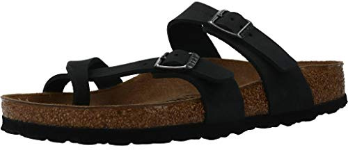 Birkenstock Damen Mayari Black, Oiled LeatherSandal