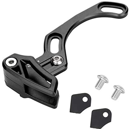 Chain Guard,Fahrrad kettenführung, Chain Guide Aluminiumlegierung Ultraleicht Mountainbike Fahrrad Kettenführung ISCG 05 Direct Mount Kettenblatt Kettenschutz (Schwarz)