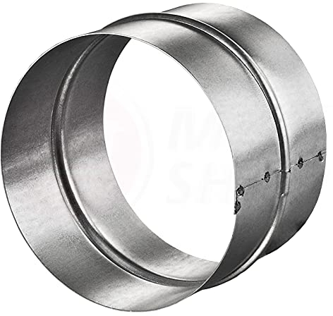 MKK® Raccord flexible en PVC en aluminium avec raccord de tuyau rond et tuyau de ventilation Ø 80 mm