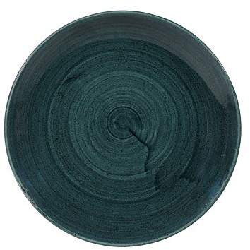 Churchill Stonecast -Coupe Plate Teller- Durchmesser: Ø21,7cm, Farbe wählbar (Rustic Teal)