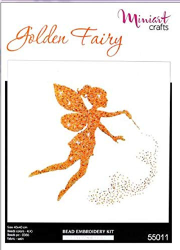 Miniart Crafts Bead Embroidery Kit, Multi, 40 x 40 cm