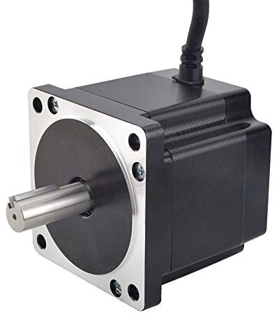 STEPPERONLINE E Serie Nema 34 Schrittmotor Bipolar 1,8 Grad 4,8Nm(679,74oz.in) 6,0A 86x86x80mm 4 Drähte