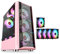 HDYD Gaming Case, Mid-Tower PC di Gioco di Caso ATX/M-ATX/ITX - I/O Anteriore USB 3.0 Port - Pannelli Laterali in Acrilico - Include Ventola di Colore - Water-Cooling Pronto
