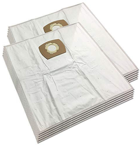 MohMus 10 Premium Sacs Aspirateur pour AQUAVAC 20 L - 45120271, Bauhaus Herkules 15, Herkules INOX 20 MS