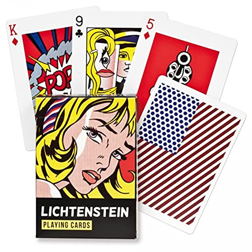Piatnik - Spielkarten Roy Lichtenstein (1640), Rot, Blau, Gelb