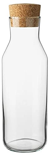 ZigZag Trading Ltd 2 x Carafe with stopper Clear glass/cork