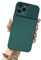 Tybiky Coque de protection de l'appareil photo pour iPhone 12 Pro Max - Ultra fine - Avec protection de l'appareil photo - Avec curseur - PC hybride de qualité supérieure + TPU antidérapant -
