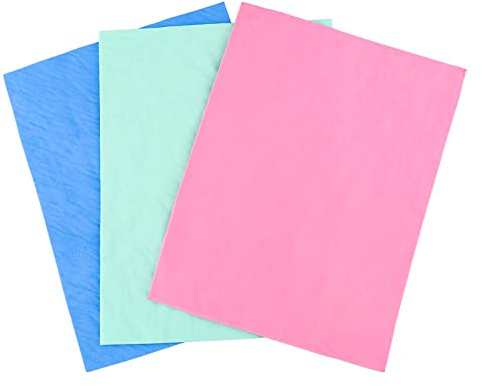 3 Stück Stempel Shammy Reinigung Wildleder Tuch Natur Stempel Reiniger für Reinigung Stempel Glasmatte Super saugfähiges Handtuch Stempel Reinigungstuch für Ihre Stempel und Bastelbedarf 20,3 x15,2cm