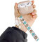 Ownest Kompatibel mit Airpods Pro 2 Hülle Silikon Aesthetic Girls Case Golden Love Herz Muster mit Schlüsselanhänger Mädchen Frau Cute AirPods Hülle -Braun