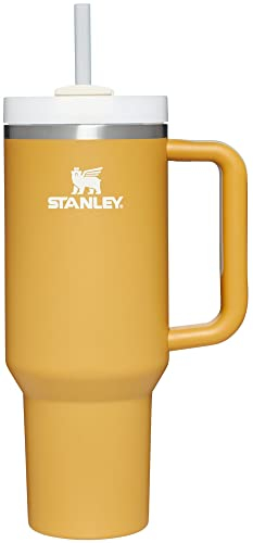 STANLEY Quencher H2.0 FlowState vakuumisolierter Becher aus Edelstahl mit Deckel und Trinkhalm, für Wasser, Eistee oder Kaffee, Smoothie und mehr, 1,18 l
