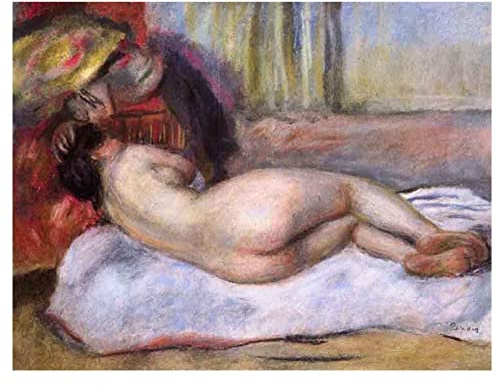 Lasite Pierre-Auguste Renoir《Schlafender Akt》Leinwandbilder Kunstdruck Bilder Reproduktion Leinwanddruck Bilder Leinwand Gemälde Wanddekoration Wandbild(Ungerahmt,（20x26cm） 8x10inch)