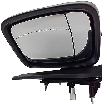 SHLPDFM Spiegel Rückspiegel Electric Außenspiegel Seitenspiegel Rechts für Opel Vauxhall Vivaro Renault Trafic(Schwarz)