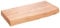 vidaXL Piano Bagno Marrone 60x30x(2-6) cm Legno Massello Trattato