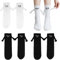 MIYUANGKJ 4 Paa Magnetic Hand In Hand Socks, Funny 3D Couples Socks Holding Hands Socks, Unisex Magnetische Socken, Lustige Socken, Magnet Socken Socken Die Händchen Halten Gifts for Women Men