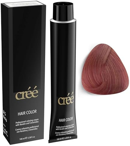 Cree Professional Metallic Series - Colorazione permanente per capelli, lunga durata, ricca e vibrante – Copertina grigia 100 ml (8 – Pastello Rosa, 3.4 Fl Oz (Pack of 1))