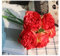 Künstliche Blumen 5 Stück große Pfingstrose, künstliche Seidenblume, Hochzeitsstrauß, Dekor, weiße Pfingstrose, Heimdekoration, gefälschte Blumenpackung, Herz-Pfingstrose, rosa Rose Künstliche Pflanze